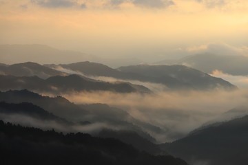 野迫川村の雲海