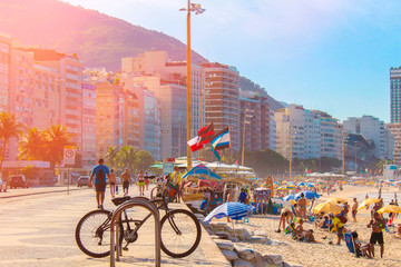Beach Copacabana Brazil 