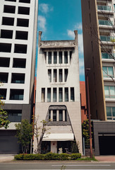 facade of modern building