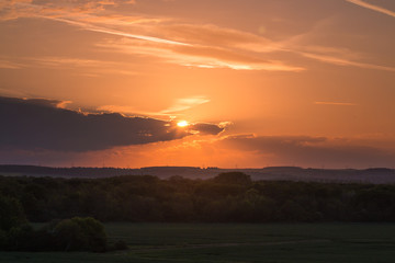 Sun Hiding Behind Clouds