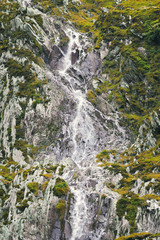 Mountainside Waterfall