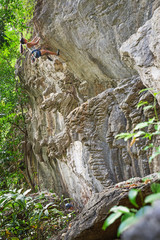 Rock Climbing Woman