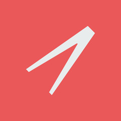 Silhouette icon chopsticks