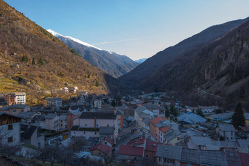 Obraz premium Landscape of the South of France, French Alps, Natural Park Mercantour France