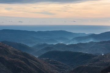 Landscape of the South of France, French Alps, Natural Park Mercantour France