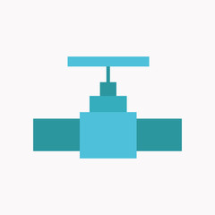 Silhouette icon tap for pipe