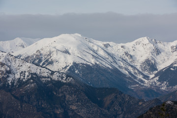 Landscape of the South of France, French Alps, Natural Park Mercantour France