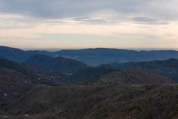 Landscape of the South of France, French Alps, Natural Park Mercantour France