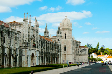 Fototapeta na wymiar Jeronimos Monastery - Lisbon - Portugal