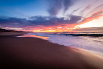 Fototapeta na wymiar Sunset from Marina Dunes Park