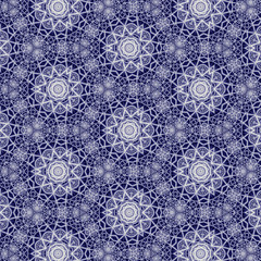 Abstract fractal geometric pattern, computer-generated illustration.