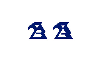 initial B eagle logo icon vector © acr23