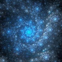 Obraz premium Abstract fractal background computer-generated illustration.