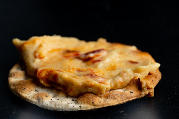 hummus and cracker food