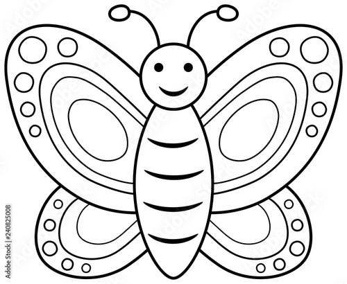 58 Coloring Book Butterfly Pictures Free