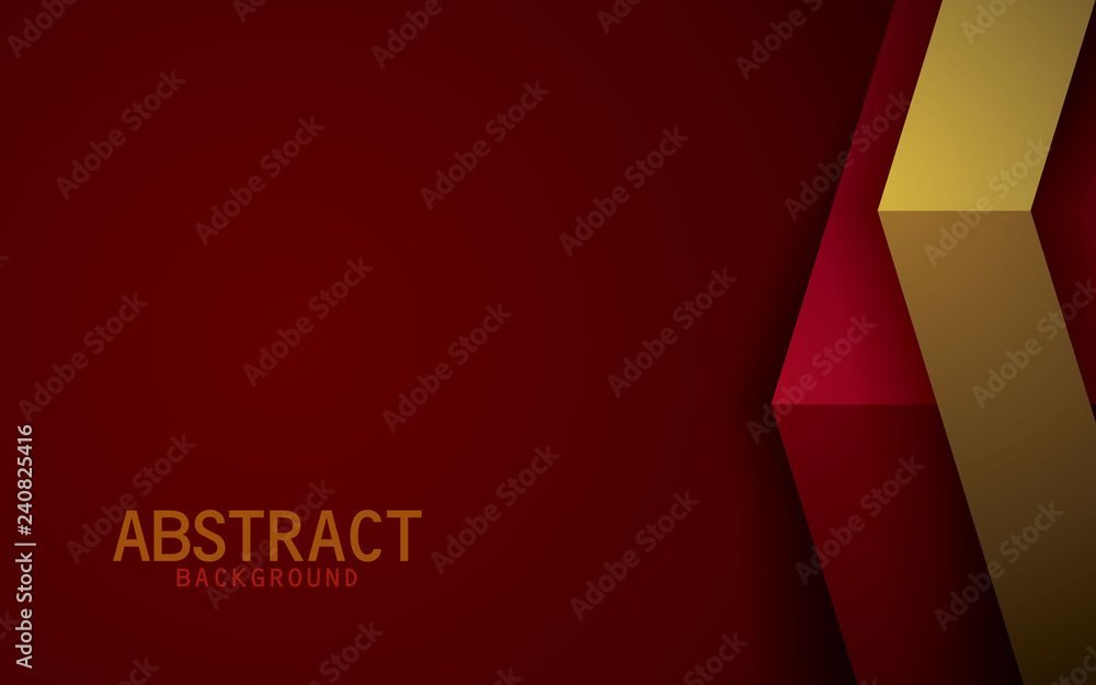 Poster dark red background vector colorful overlap layer