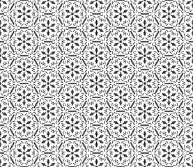 Abstract seamless kaleidoscope design background.