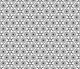 Abstract seamless kaleidoscope design background.