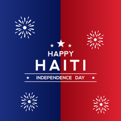 Haiti Independence Day Vector Design