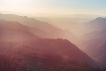 Mountains silhouette