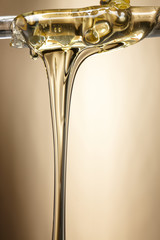 oil flowing shape. syrup flowing shape.