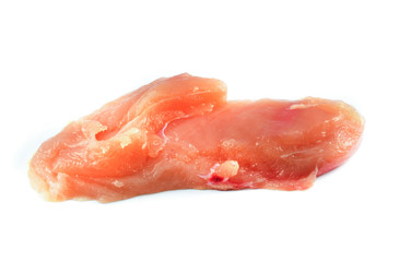 chicken breast / Fresh raw chicken isolated on white background