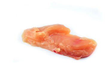 chicken breast / Fresh raw chicken isolated on white background