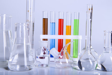 Science laboratory research and equipment chemistry experiment