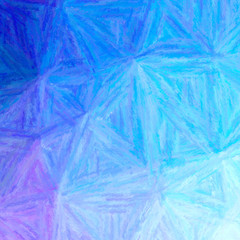 Obraz premium Illustration of abstract Blue And Purple Long Brush Strokes Pastel Square background.