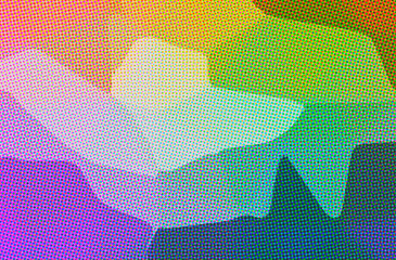 Illustration of abstract Blue, Red And Green Dots Horizontal background.