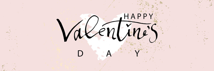 Abstract Trendy Chic Happy Valentine's Day Background. Romantic illustration for postcards, greeting cards, wedding invitations, anniversary, social media, banners, poster, party, save the date, blog