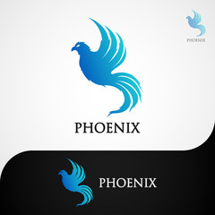 Obraz premium This logo has a phoenix image. This logo is good to use as a company logo or it can also be an application logo. But it can also be used in various other creative businesses.