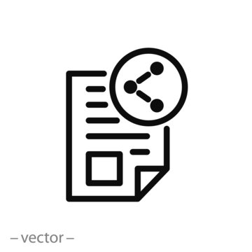 showing text, context icon vector