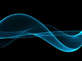 Abstract Soft Color Blue Wave Background