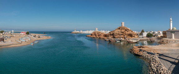 The bay at Al Ayjah, Sur, Oman