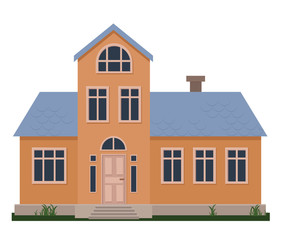 Family house vector illustration