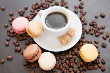 café macarons au café