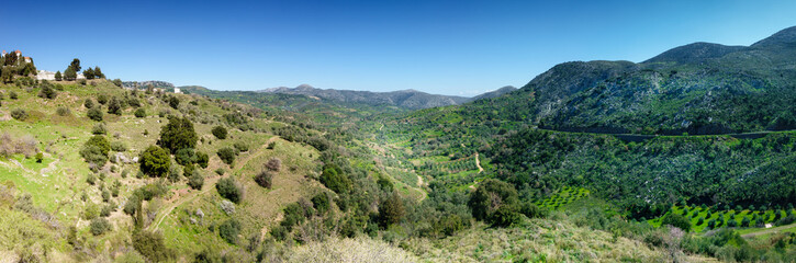 Fototapeta na wymiar Panoramic view of landscape
