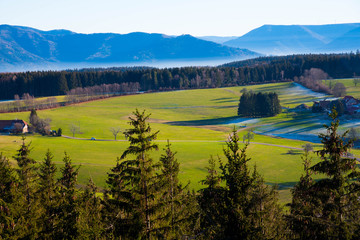 Blick in die Weiten des Schwarzwaldes bei Freiamt