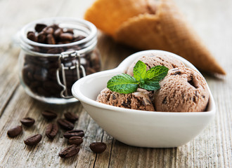 Coffee ice cream