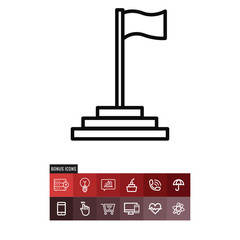 Achievement vector icon