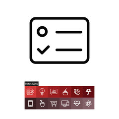 Check list vector icon