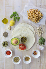 Chickpea and Avocado Falafel - Vertical Image
