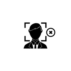 Face recognition. Biometric identification. Facial recognition system.