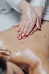 Woman Enjoying Back Massage