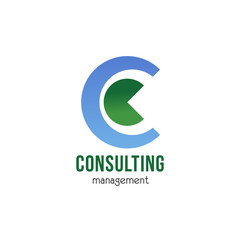 Consulting management vector sign