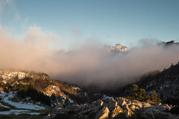 Atardecer en Larra, Navarra, Pirineos