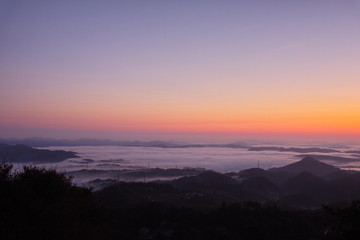 弥高山の雲海