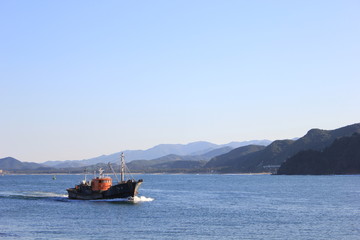 boat in the sea