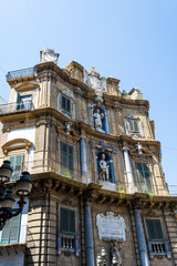 Palermo Sicily Historic Buildings. Old Architecture